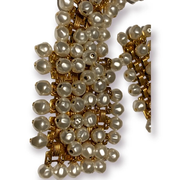 Christian Dior faux pearl waist belt - Picture 2 of 6